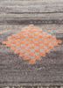 freedom manchaha grey and black wool and silk hand knotted Rug - CloseUp freedom manchaha grey and black wool and silk hand knotted Rug - CloseUp