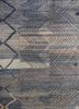 manchaha blue silk hand knotted Rug - CloseUp