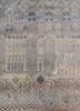 manchaha grey and black silk hand knotted Rug - CloseUp manchaha grey and black silk hand knotted Rug - CloseUp