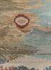 kavi x manchaha green wool hand knotted Rug - CloseUp kavi x manchaha green wool hand knotted Rug - CloseUp