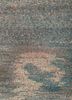 kavi x manchaha blue wool hand knotted Rug - CloseUp kavi x manchaha blue wool hand knotted Rug - CloseUp