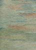 kavi x manchaha blue wool hand knotted Rug - CloseUp kavi x manchaha blue wool hand knotted Rug - CloseUp