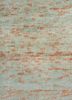 kavi x manchaha red and orange wool hand knotted Rug - CloseUp kavi x manchaha red and orange wool hand knotted Rug - CloseUp
