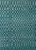 kavi x manchaha green wool hand knotted Rug - CloseUp kavi x manchaha green wool hand knotted Rug - CloseUp