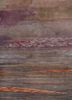 kavi x manchaha red and orange wool and silk hand knotted Rug - CloseUp kavi x manchaha red and orange wool and silk hand knotted Rug - CloseUp