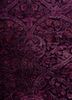 lacuna pink and purple wool and silk hand knotted Rug - CloseUp