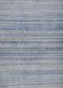 viscaya blue wool and silk hand knotted Rug - CloseUp