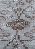 vintage grey and black wool hand knotted Rug - CloseUp vintage grey and black wool hand knotted Rug - CloseUp