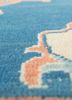 nuray blue wool hand knotted Rug - CloseUp nuray blue wool hand knotted Rug - CloseUp