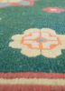 nuray green wool hand knotted Rug - CloseUp