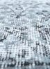 vintage blue wool hand knotted Rug - CloseUp