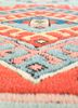 nuray blue wool hand knotted Rug - CloseUp