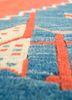 nuray blue wool hand knotted Rug - CloseUp nuray blue wool hand knotted Rug - CloseUp