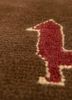 nuray beige and brown wool hand knotted Rug - CloseUp