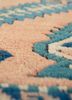 nuray red and orange wool hand knotted Rug - CloseUp nuray red and orange wool hand knotted Rug - CloseUp