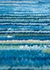 nuray blue wool hand knotted Rug - CloseUp