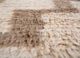 zuri beige and brown wool hand knotted Rug - CloseUp