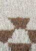 nuray beige and brown wool hand knotted Rug - CloseUp nuray beige and brown wool hand knotted Rug - CloseUp