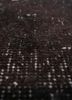 lacuna grey and black wool hand knotted Rug - CloseUp
