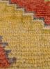 nuray red and orange wool hand knotted Rug - CloseUp