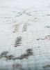 vintage ivory wool hand knotted Rug - CloseUp