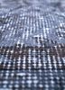 lacuna grey and black wool hand knotted Rug - CloseUp