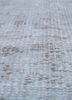 vintage grey and black wool hand knotted Rug - CloseUp vintage grey and black wool hand knotted Rug - CloseUp
