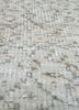 vintage beige and brown wool hand knotted Rug - CloseUp vintage beige and brown wool hand knotted Rug - CloseUp