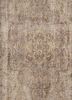 vintage green wool hand knotted Rug - CloseUp vintage green wool hand knotted Rug - CloseUp