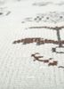 vintage beige and brown wool hand knotted Rug - CloseUp vintage beige and brown wool hand knotted Rug - CloseUp
