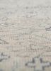 vintage beige and brown wool hand knotted Rug - CloseUp