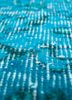lacuna blue wool hand knotted Rug - CloseUp lacuna blue wool hand knotted Rug - CloseUp