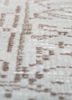 vintage ivory wool hand knotted Rug - CloseUp vintage ivory wool hand knotted Rug - CloseUp