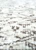 vintage green wool hand knotted Rug - CloseUp