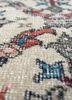vintage beige and brown wool hand knotted Rug - CloseUp vintage beige and brown wool hand knotted Rug - CloseUp