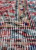 vintage red and orange wool hand knotted Rug - CloseUp vintage red and orange wool hand knotted Rug - CloseUp