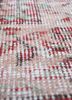 vintage red and orange wool hand knotted Rug - CloseUp vintage red and orange wool hand knotted Rug - CloseUp