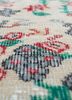 vintage blue wool hand knotted Rug - CloseUp vintage blue wool hand knotted Rug - CloseUp