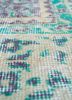 vintage grey and black wool hand knotted Rug - CloseUp vintage grey and black wool hand knotted Rug - CloseUp