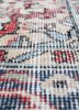vintage red and orange wool hand knotted Rug - CloseUp vintage red and orange wool hand knotted Rug - CloseUp
