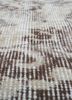 vintage beige and brown wool hand knotted Rug - CloseUp vintage beige and brown wool hand knotted Rug - CloseUp