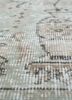 vintage green wool hand knotted Rug - CloseUp vintage green wool hand knotted Rug - CloseUp