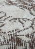 vintage beige and brown wool hand knotted Rug - CloseUp vintage beige and brown wool hand knotted Rug - CloseUp