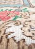 vintage red and orange wool hand knotted Rug - CloseUp vintage red and orange wool hand knotted Rug - CloseUp