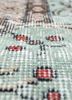 vintage green wool hand knotted Rug - CloseUp vintage green wool hand knotted Rug - CloseUp
