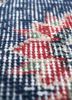 vintage red and orange wool hand knotted Rug - CloseUp vintage red and orange wool hand knotted Rug - CloseUp