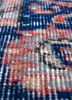 vintage red and orange wool hand knotted Rug - CloseUp vintage red and orange wool hand knotted Rug - CloseUp