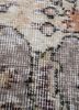vintage grey and black wool hand knotted Rug - CloseUp vintage grey and black wool hand knotted Rug - CloseUp