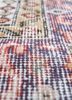 vintage red and orange wool hand knotted Rug - CloseUp vintage red and orange wool hand knotted Rug - CloseUp