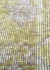 vintage green wool hand knotted Rug - CloseUp vintage green wool hand knotted Rug - CloseUp